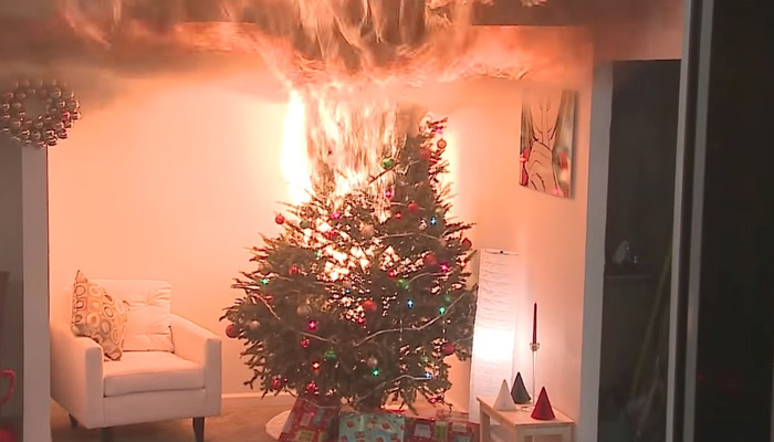 Christmas Tree Fire