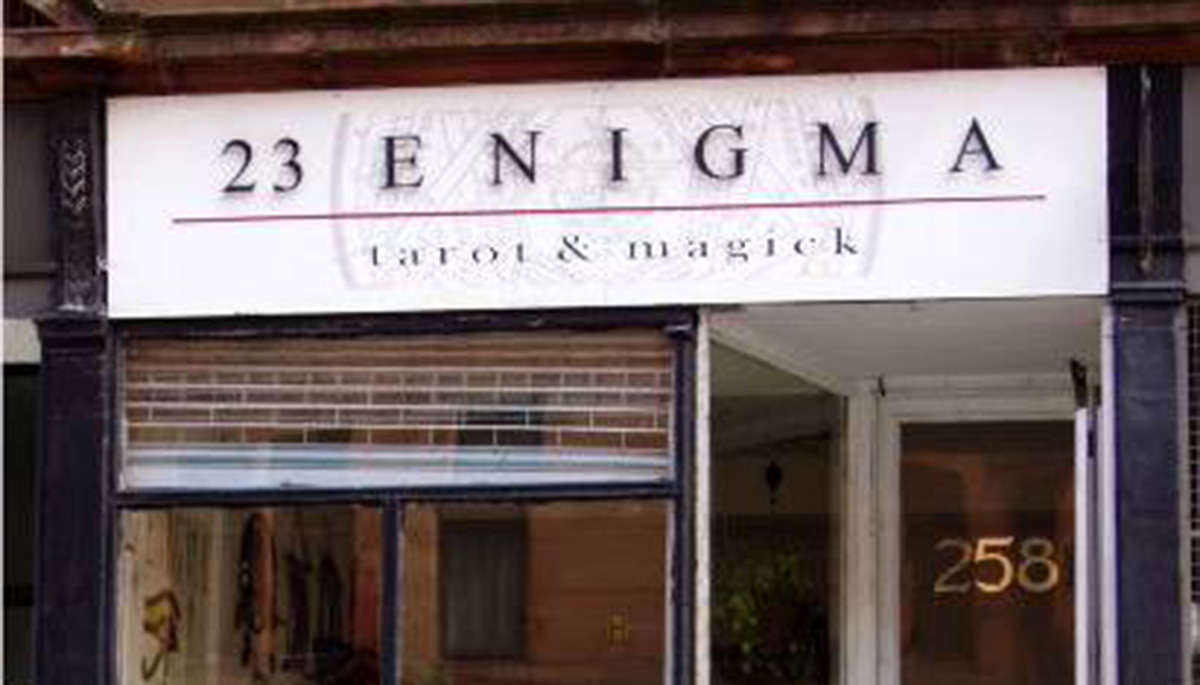 23 Enigma: Occult Shop, Glasgow