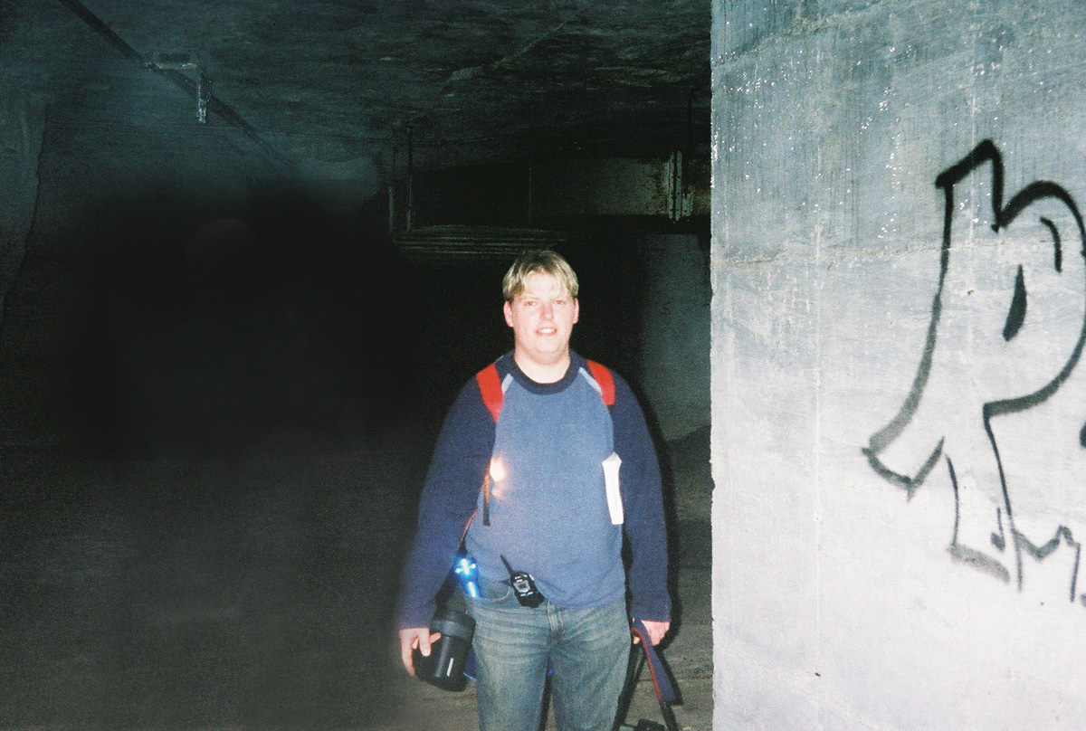 Steve Higgins In Monkton Farleigh Mine