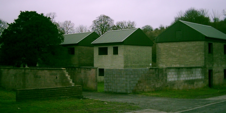 The army's training village on Salisbury Plain.