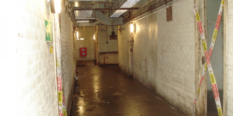 One of the main corridors through Paddock.