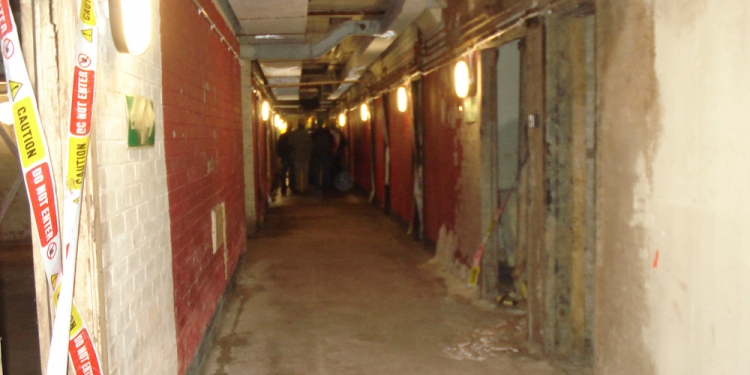 Another of the main corridors through Paddock.
