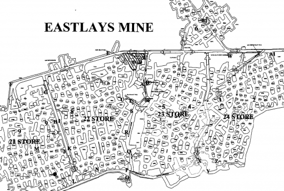 Eastlays Quarry Map