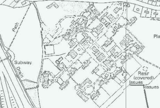 Hortham Hospital - Map