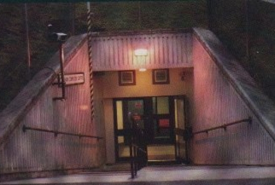 Command and Control Centre's bunker entrance.