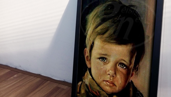 The Crying Boy Painting