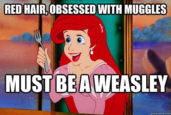 Ariel Is A Weasley