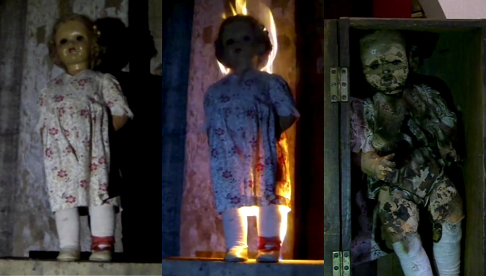 Doll Bursts Into Flames Most Haunted Codnor Castle Cottage