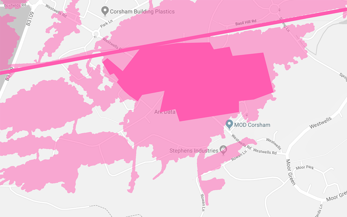 Burlington Map, Corsham