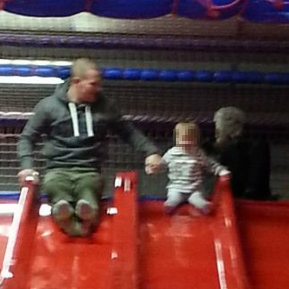 Ghost or Alien in Children's Soft Play Centre