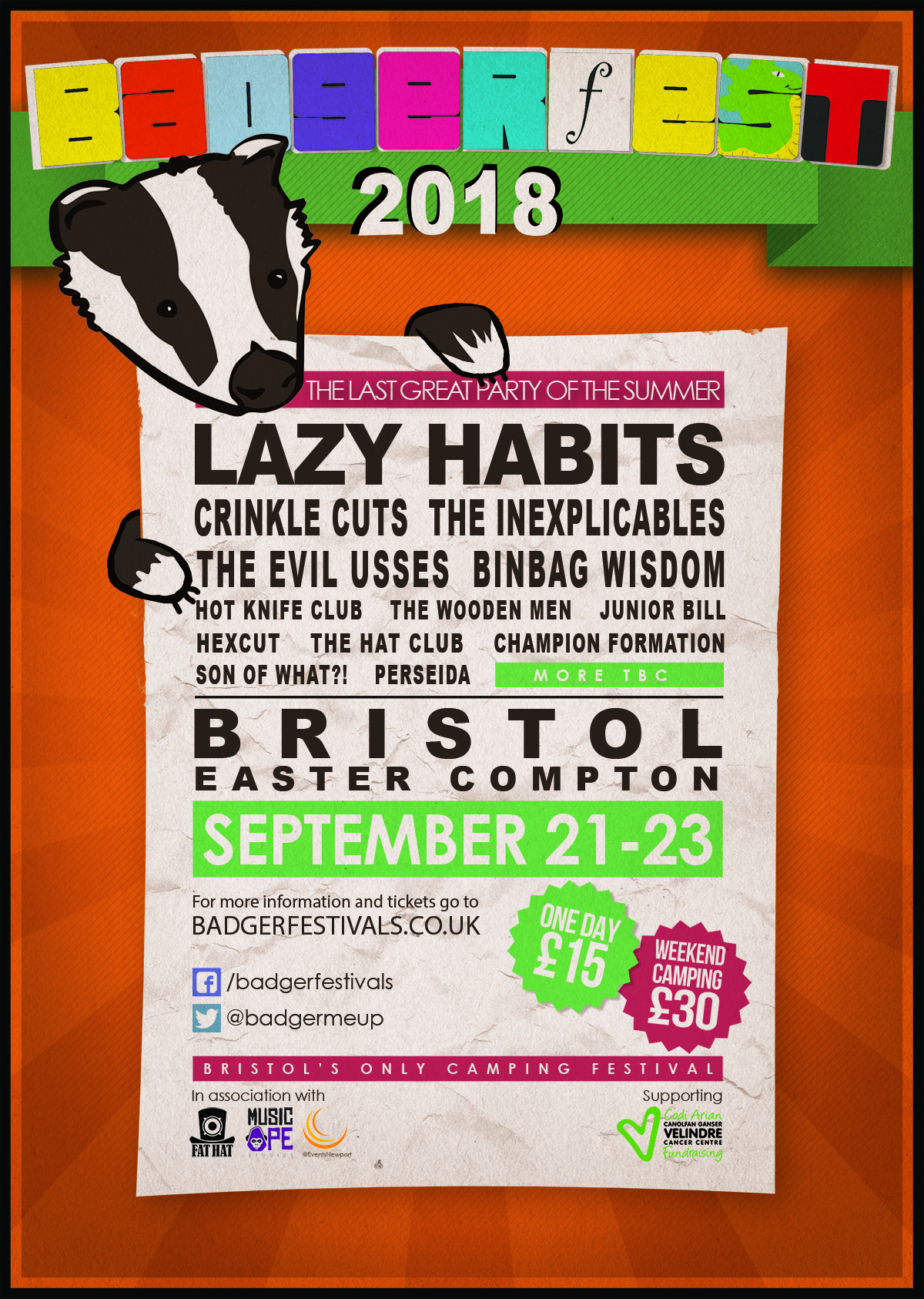 Badgerfest Poster 2018