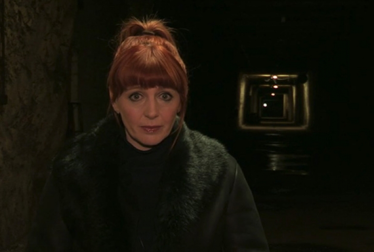 Yvette Fielding At Drakelow Tunnels - Most Haunted
