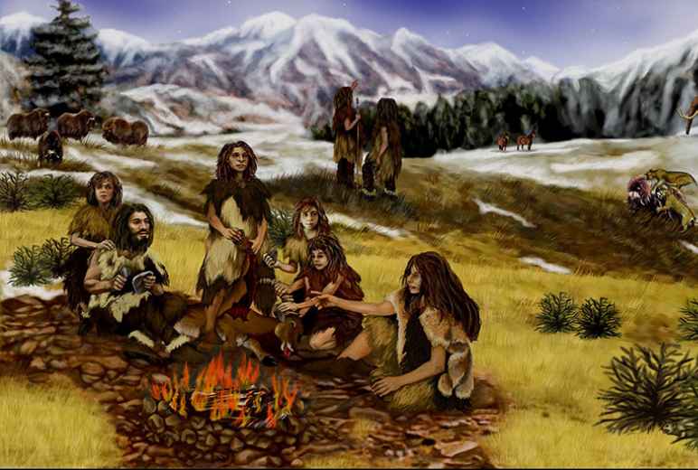Neanderthals Prehistoric Mountains
