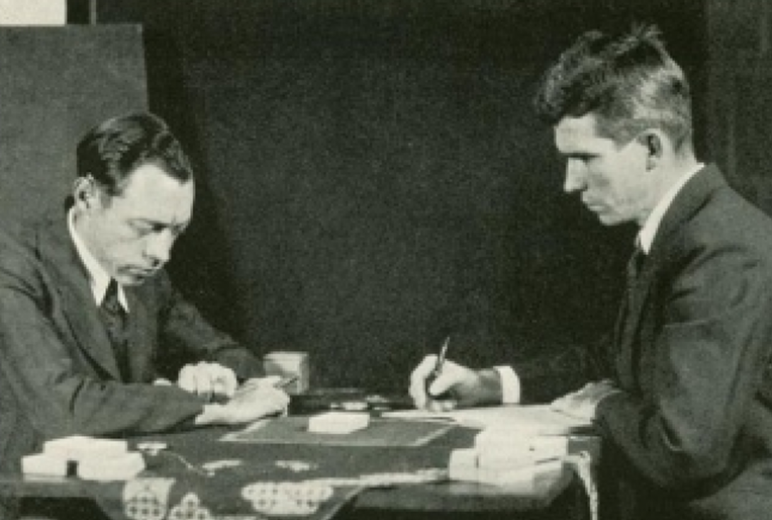 Hubert Pearce with Joseph Banks Rhine