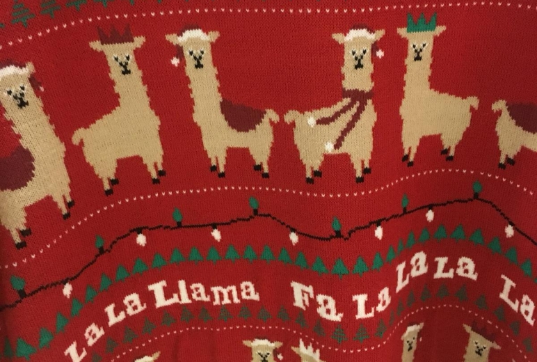 Christmas Llama