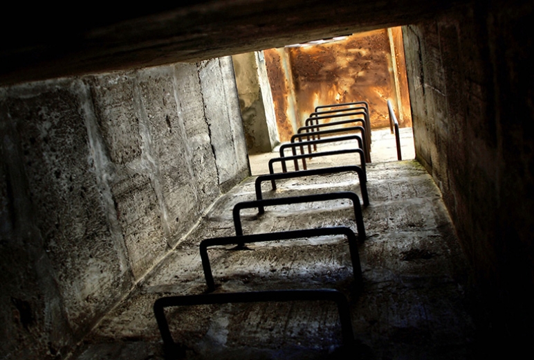 Bunker Stairs Upward