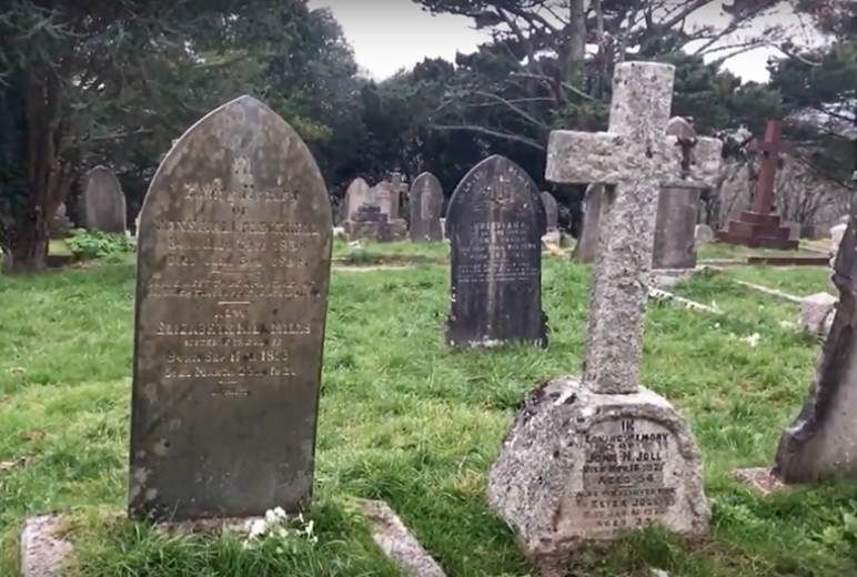 Falmouth Ghost In Cemetery