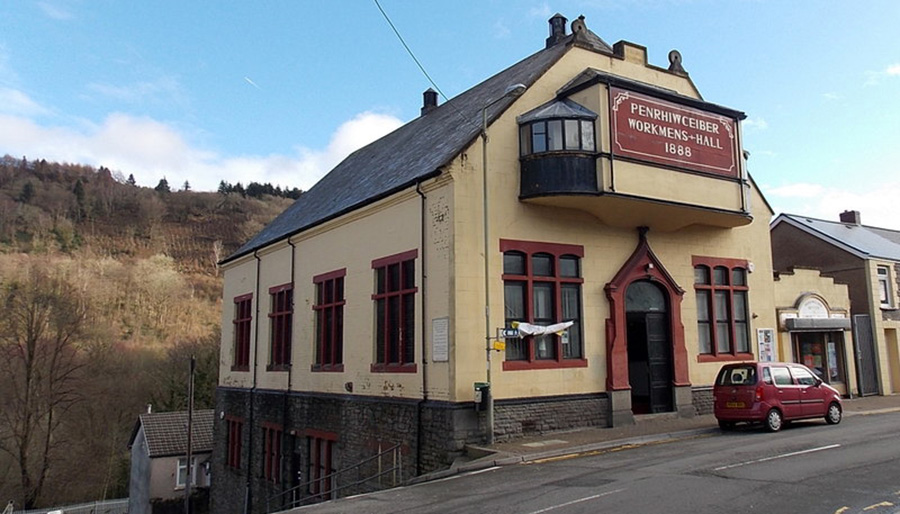 Penrhiwceiber Workmens Hall, Wales