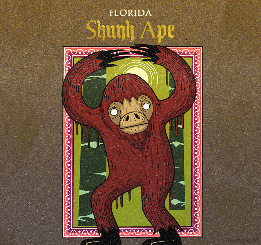 Florida: Skunk Ape