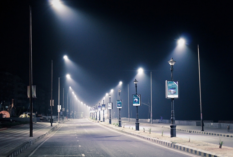 Street Lights At Night