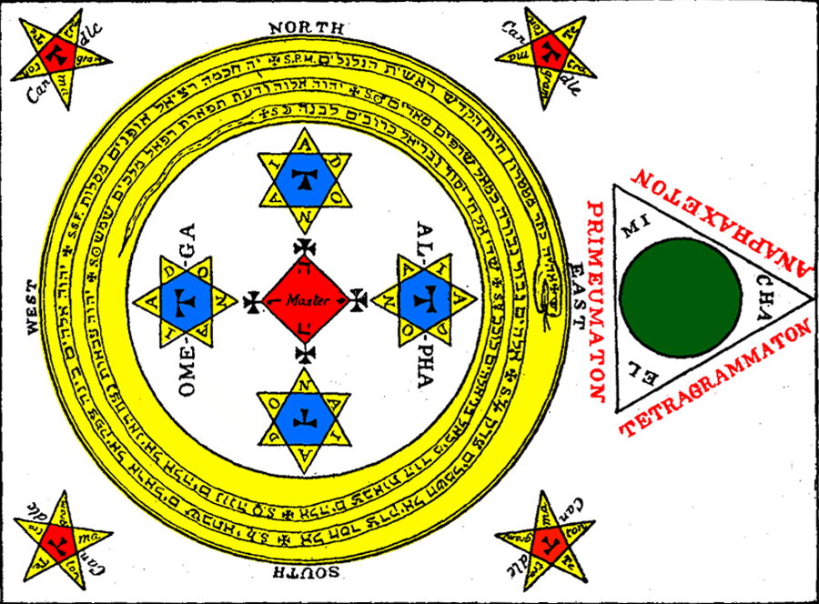The Magical Circle & Triangle Of Solomon - Lesser Key Of Solomon