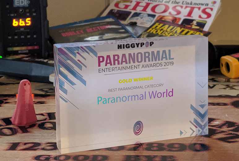 Paranormal Entertainment Awards 2019