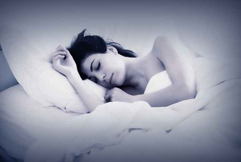 Dreaming Woman Sleeps