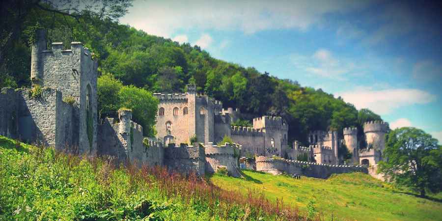 Gwrych Castle, Rhyd-y-Foel, Conwy Castle