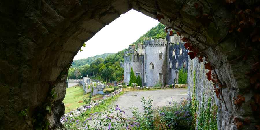 Gwrych Castle, Rhyd-y-Foel, Conwy Castle