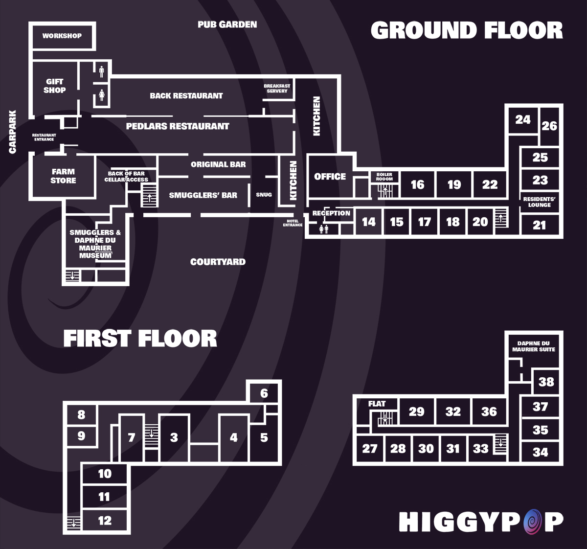 Jamaica Inn Floor Plan