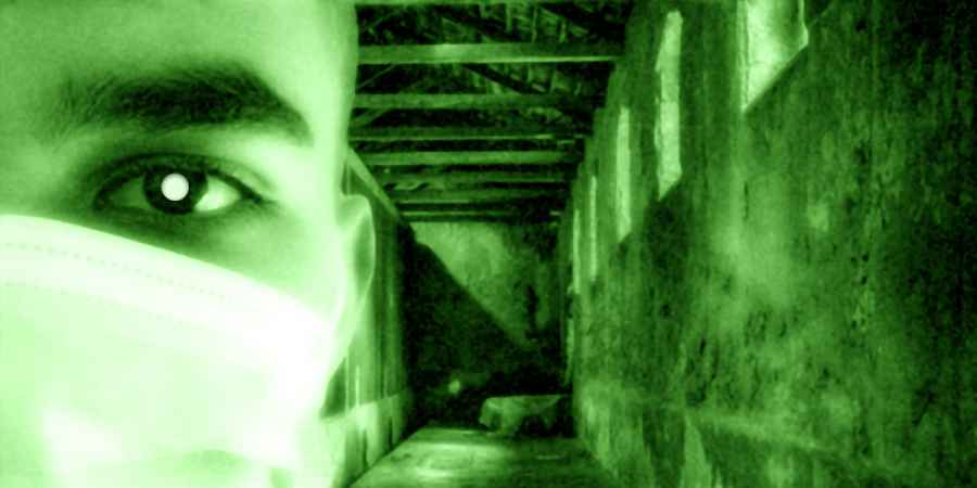 Ghost Hunting In Mask Covid-19