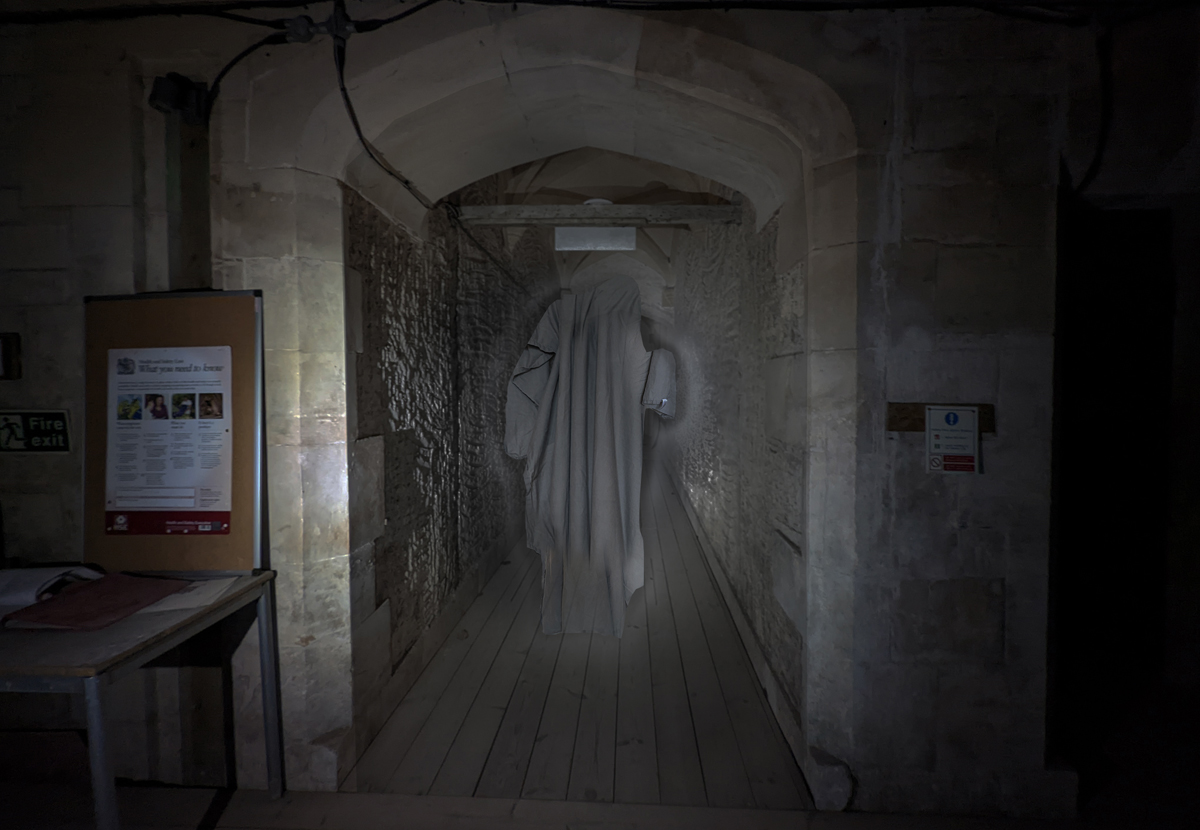 Ghost at Woodchester Mansion, Stroud