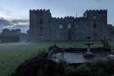 A misty night at Chillingham Castle
