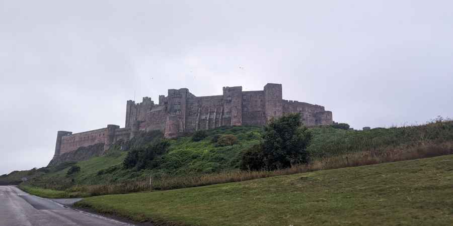 A misty day at Bamburgh Castle