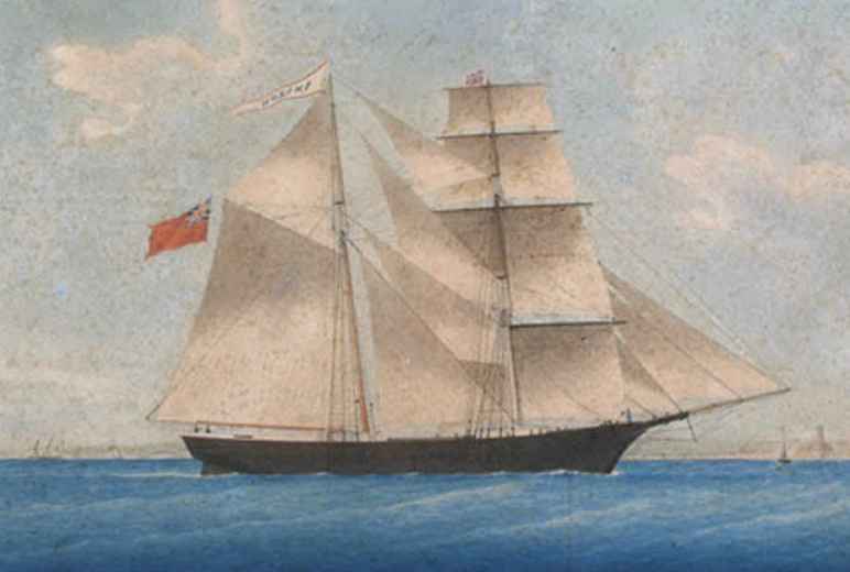 Mary Celeste as Amazon in 1861