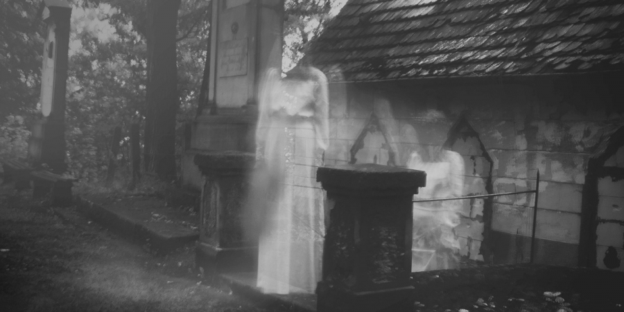 Apparition In Graveyard