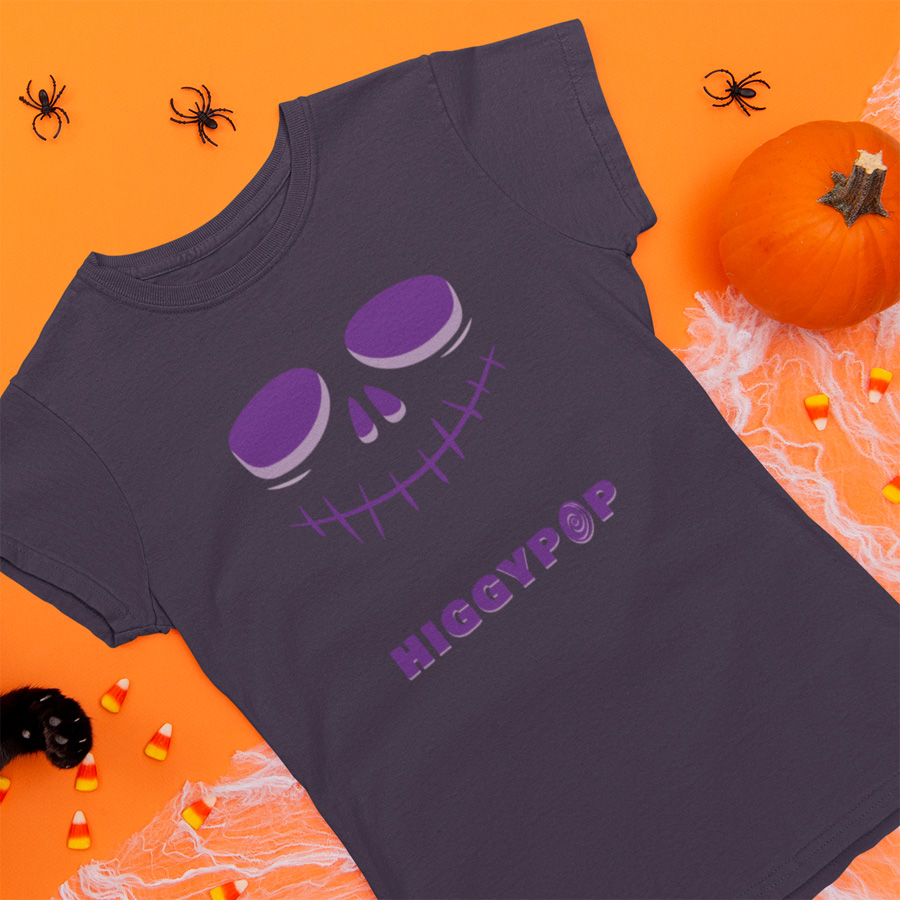 Unisex Higgypop Purple Pumpkin T-Shirt